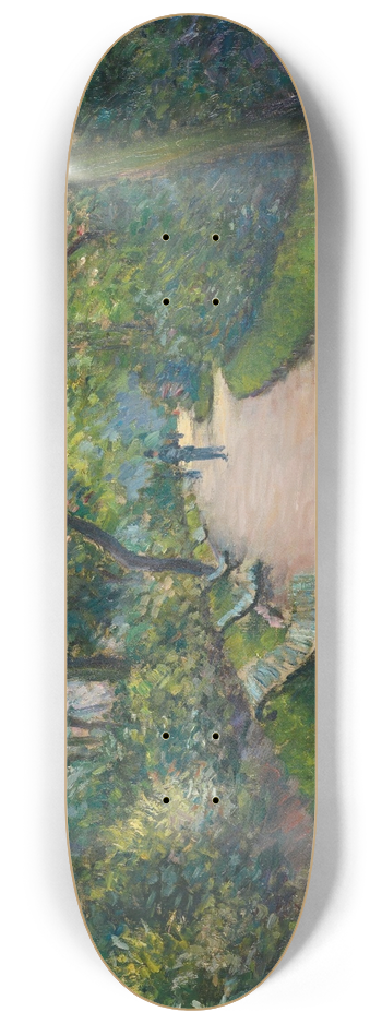 Gustave Caillebotte - Le Parc Monceau 8.25 inch art skate deck