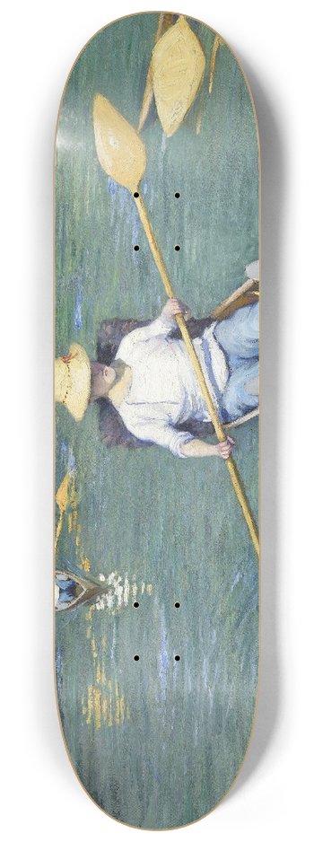 Gustave Caillebotte - Skiffs 8.25 inch art skate deck