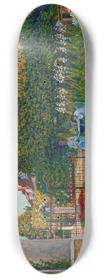 Gustave Cariot - Le Jardin 8.25 inch art skate deck