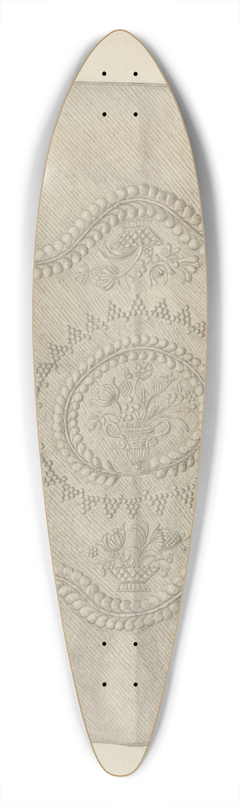 Sylvia De Zon - Stuffed Quilt 39.3 inch art pintail longboard deck