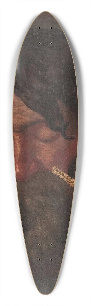 Szymon Czechowicz - Head of a man 39.3 inch art pintail longboard deck
