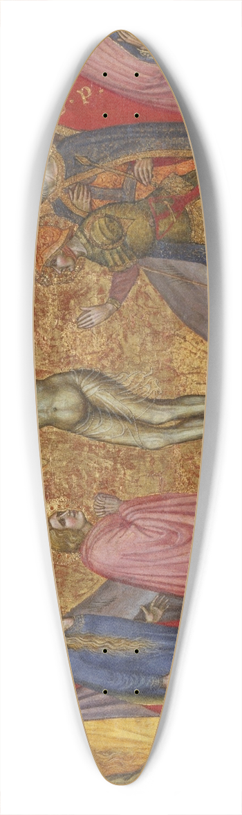 Taddeo di Bartolo - The Crucifixion 39.3 inch art pintail longboard deck