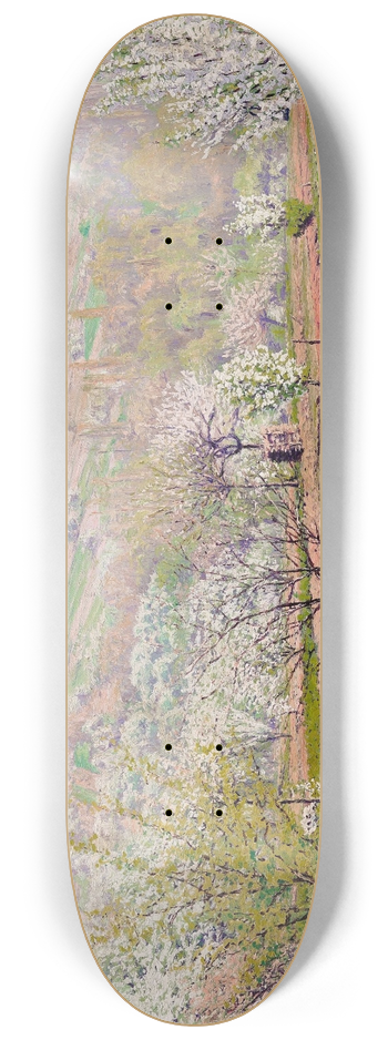 Gustave Cariot - Verger fleuri 8.25 inch art skate deck