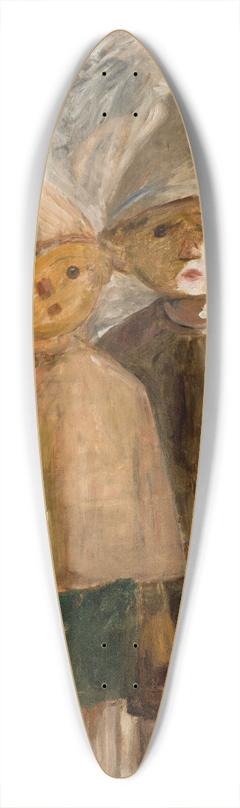 Tadeusz Makowski - Little pupils 39.3 inch art pintail longboard deck