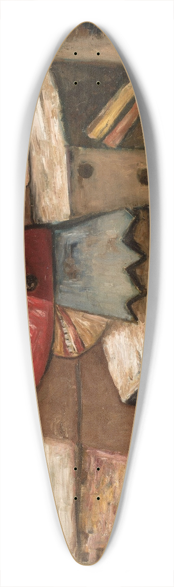 Tadeusz Makowski - Railwaymen 39.3 inch art pintail longboard deck