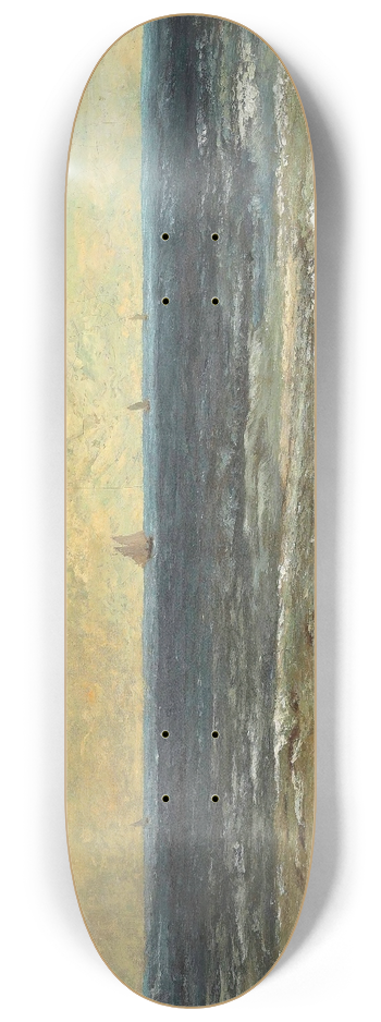 Gustave Courbet - Bords de la Mer, Palavas 8.25 inch art skate deck