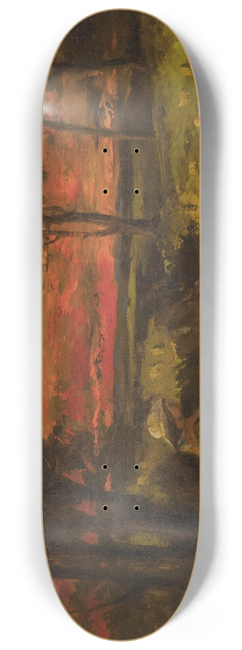 Gustave Courbet - Breton spinner 8.25 inch art skate deck