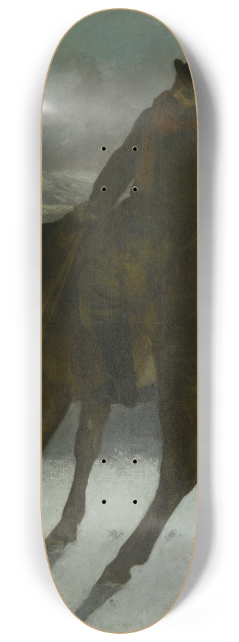 Gustave Courbet - Hunter onHorseback 8.25 inch art skate deck