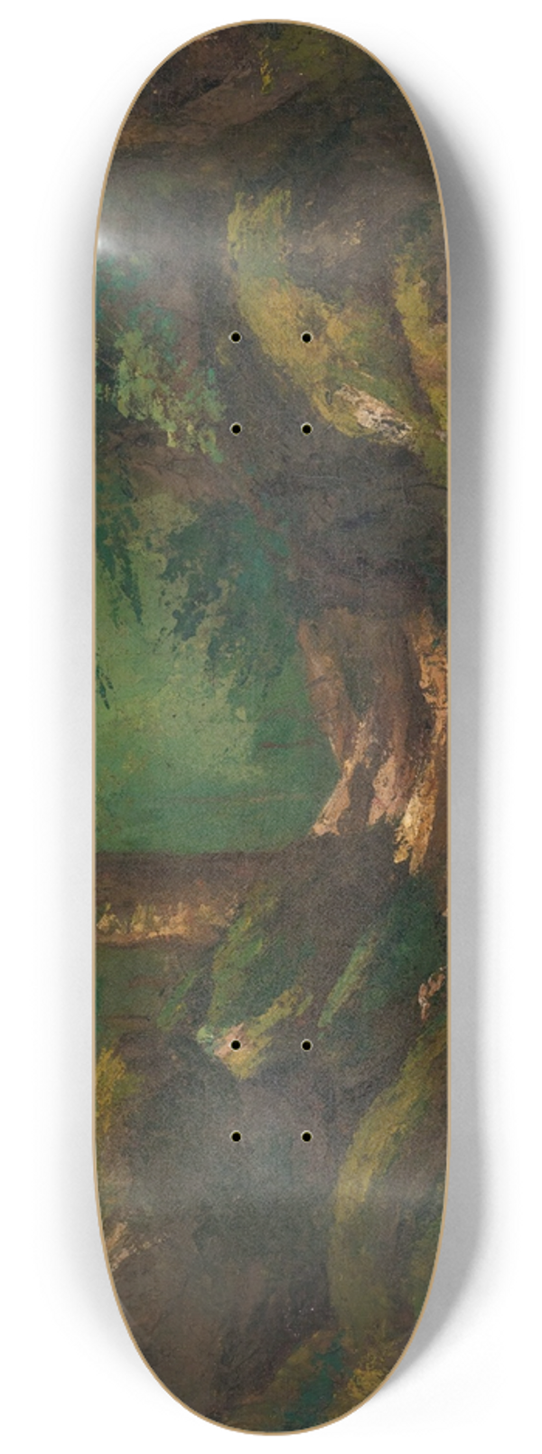 Gustave Courbet - La Clairire 8.25 inch art skate deck