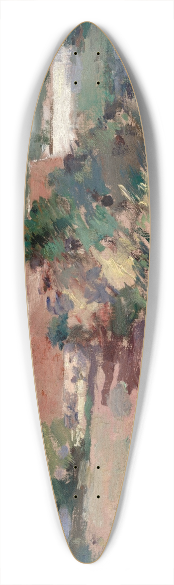 Theodore Robinson - The RedHouse 39.3 inch art pintail longboard deck