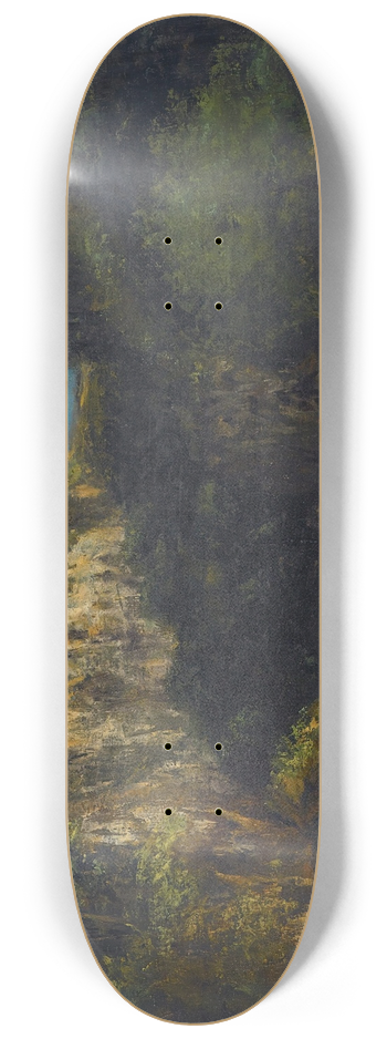 Gustave Courbet - Les Gorges De La Loue 8.25 inch art skate deck