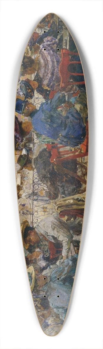 Theodor Josef Ethofer - Cafe Tomaselli In Salzburg 39.3 inch art pintail longboard deck