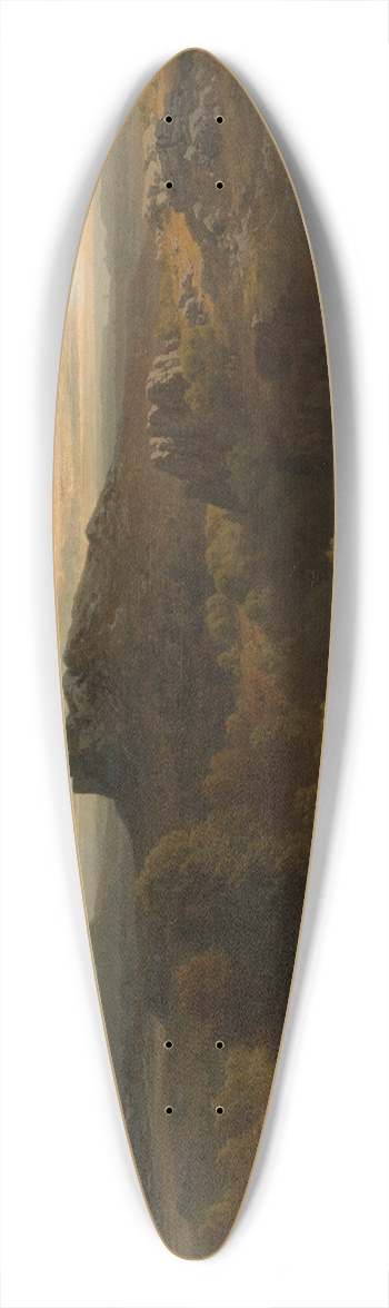 Theodor Kotsch - Der Regenstein im Harz 39.3 inch art pintail longboard deck