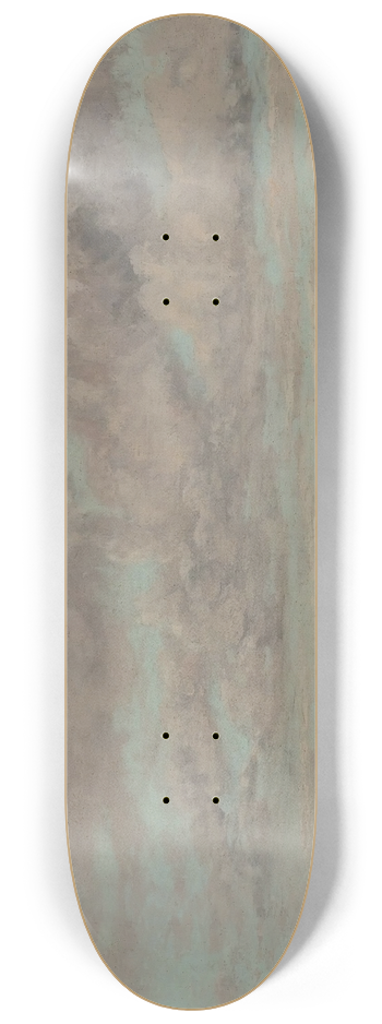 Gustave Courbet - Marine, Les quilleurs 8.25 inch art skate deck