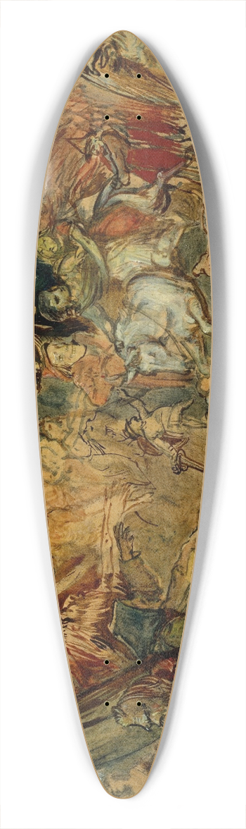 Theodor von Holst - The Witches Sabbath 39.3 inch art pintail longboard deck