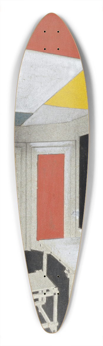Theo van Doesburg - Colour solution 39.3 inch art pintail longboard deck