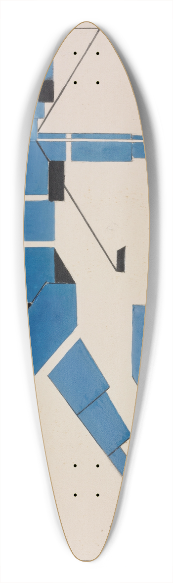 Theo van Doesburg - Design for Poster 39.3 inch art pintail longboard deck
