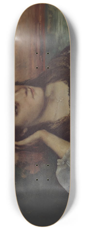 Gustave Courbet - Reverie (Portrait of Gabrielle Borreau) 8.25 inch art skate deck