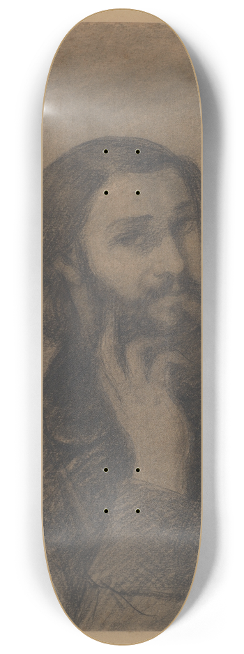 Gustave Courbet - Self-Portrait 8.25 inch art skate deck