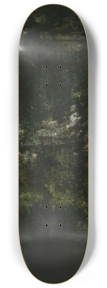 Gustave Courbet - The Brook of Les Puits-Noir 8.25 inch art skate deck