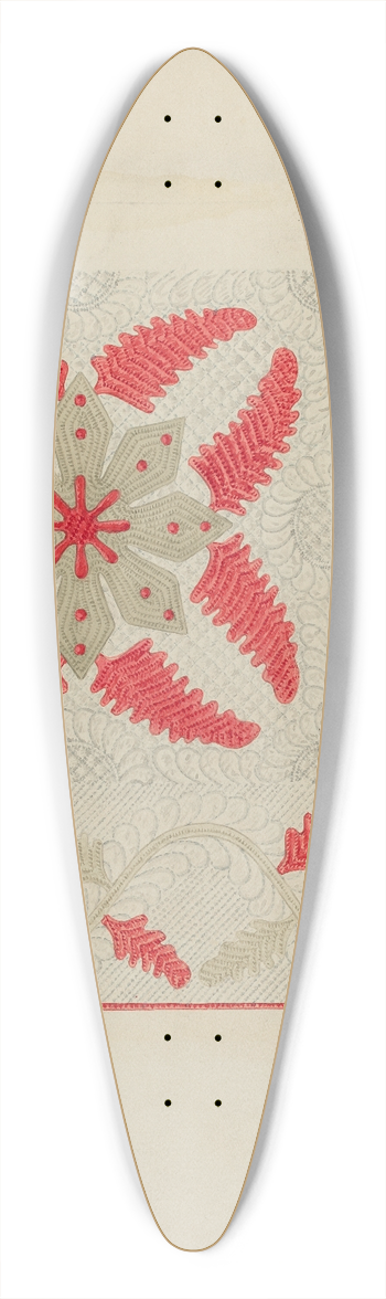 Therkel Anderson - Quilt 39.3 inch art pintail longboard deck