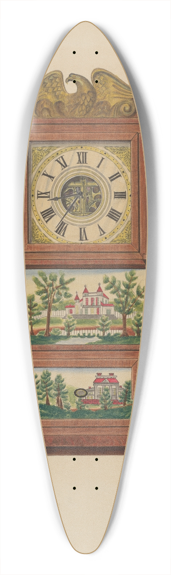 Therkel Anderson - Shelf Clock 39.3 inch art pintail longboard deck
