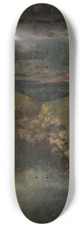 Gustave Courbet - The Hidden Brook 8.25 inch art skate deck