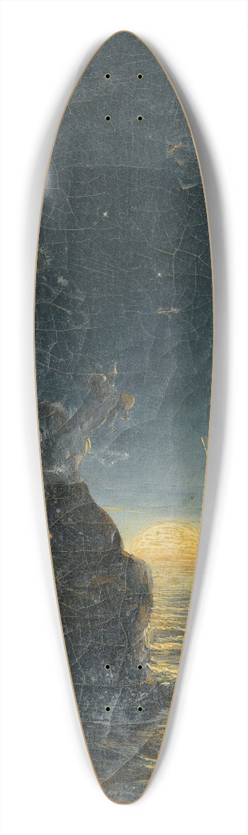 Thodore Gudin - The castaway 39.3 inch art pintail longboard deck