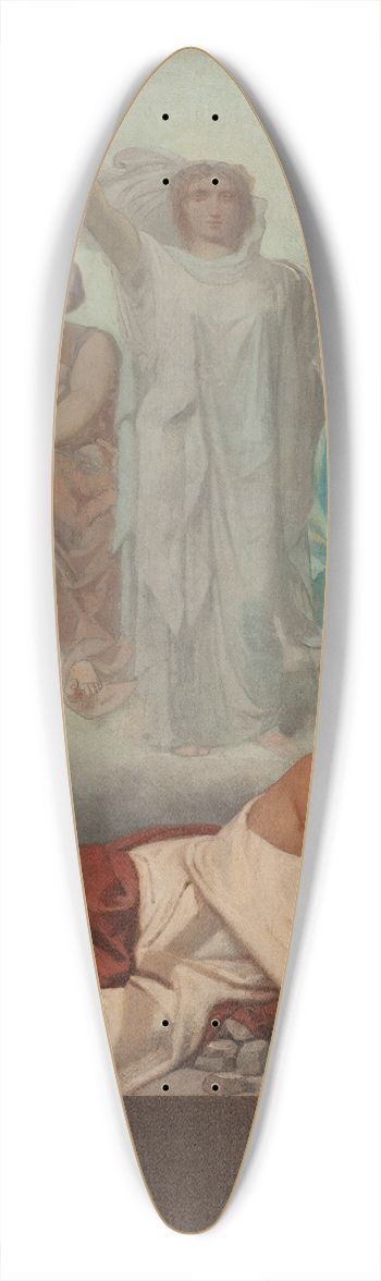 Thodore Pierre Nicolas Maillot - Martyre de Saint Jacques 39.3 inch art pintail longboard deck