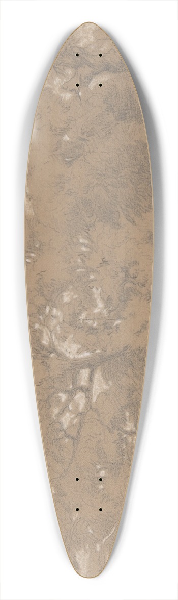 Thodore Rousseau - Landscape 39.3 inch art pintail longboard deck