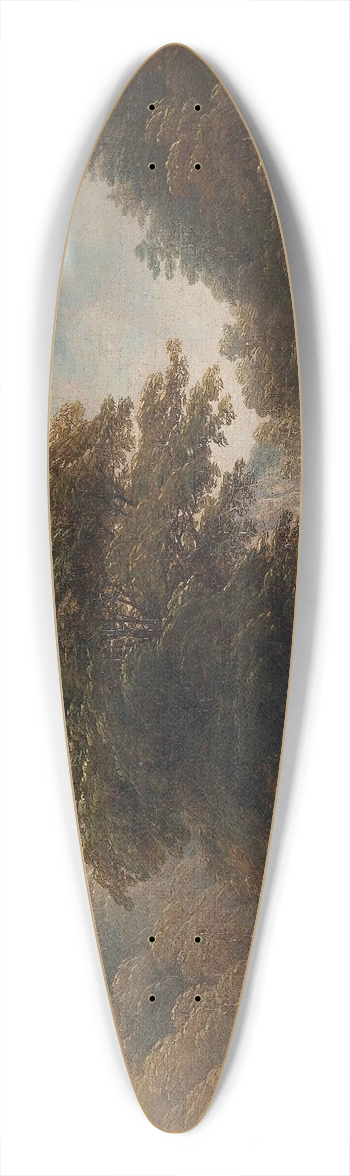 Thomas Baker - High Tor, Matlock, Derbyshire 39.3 inch art pintail longboard deck