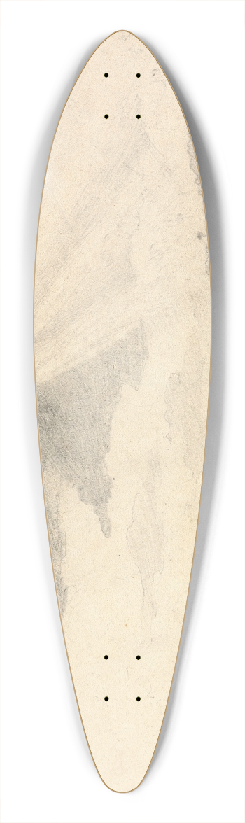 Thomas Bradshaw - Sunlight on a Shoreline 39.3 inch art pintail longboard deck