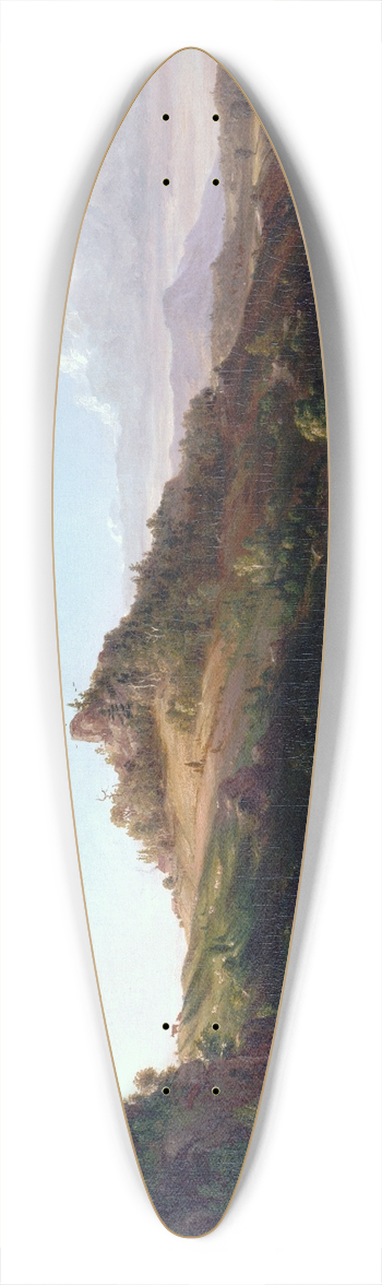 Thomas Cole - Catskill Scenery 39.3 inch art pintail longboard deck