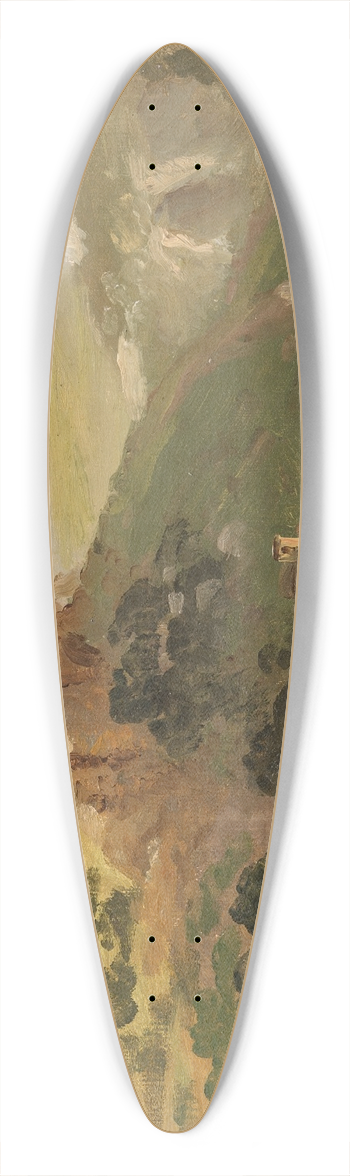 Thomas Cole - Italian Landscape 39.3 inch art pintail longboard deck