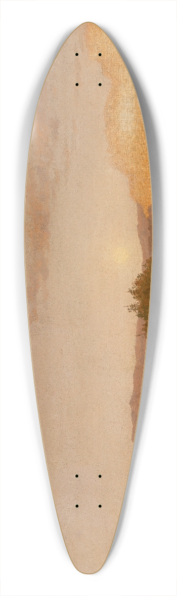 Thomas Cole - Landscape Sketch 39.3 inch art pintail longboard deck