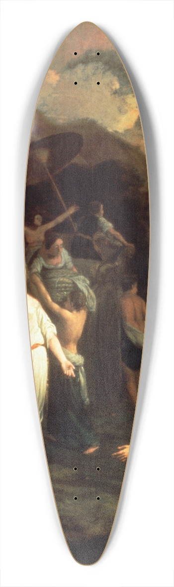 Thomas de Keyser - Odysseus and Nausicaa 39.3 inch art pintail longboard deck