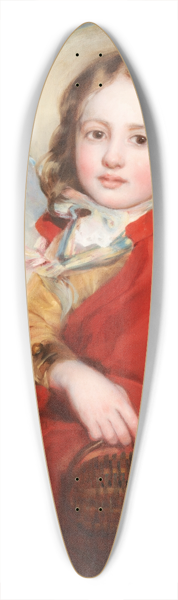 Thomas Duncan - The Errand Girl 39.3 inch art pintail longboard deck