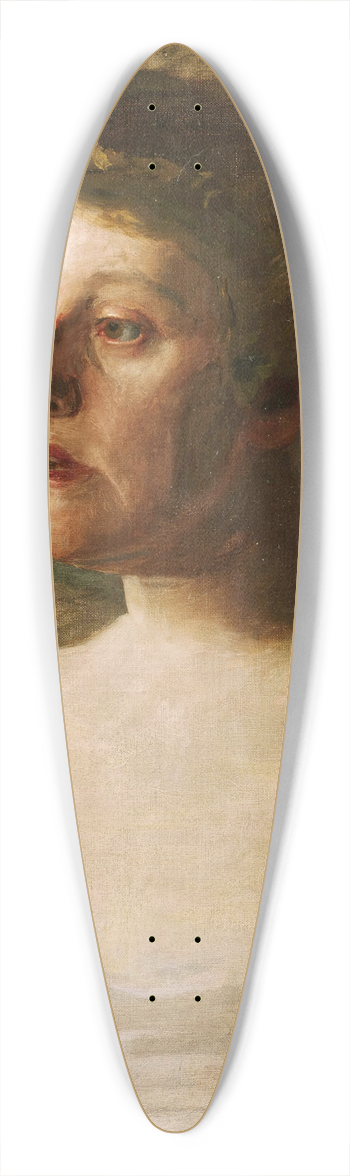 Thomas Eakins - A Singer (Mrs. W.H. Bowden) 39.3 inch art pintail longboard deck