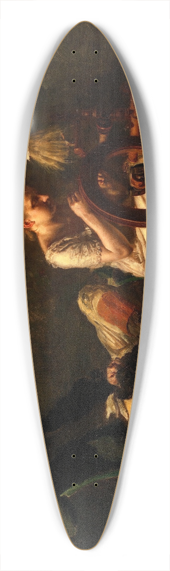 Thomas Eakins - The Courtship 39.3 inch art pintail longboard deck