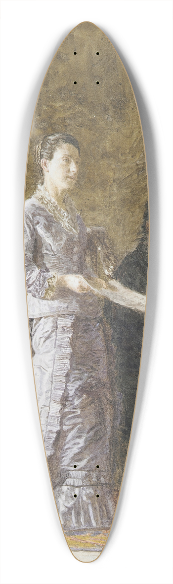 Thomas Eakins - The Pathetic Song 39.3 inch art pintail longboard deck