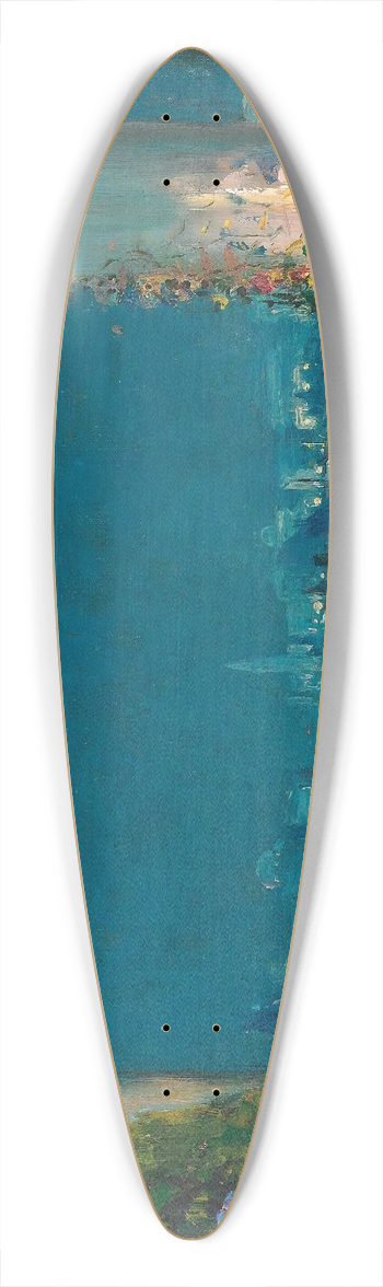 Thomas Edwin Mostyn - An Enchanted Evening, Venice 39.3 inch art pintail longboard deck