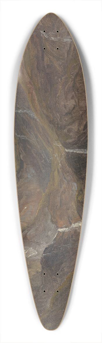 Thomas Fearnley - Gudvangen 39.3 inch art pintail longboard deck