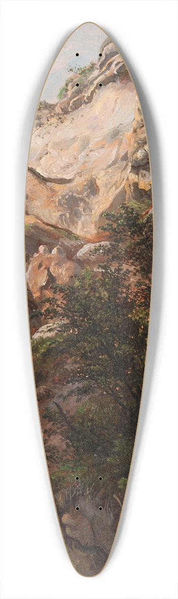 Thomas Fearnley - Rock at Berchtesgaden 39.3 inch art pintail longboard deck