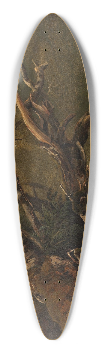 Thomas Fearnley - Study of decaying Tree 39.3 inch art pintail longboard deck