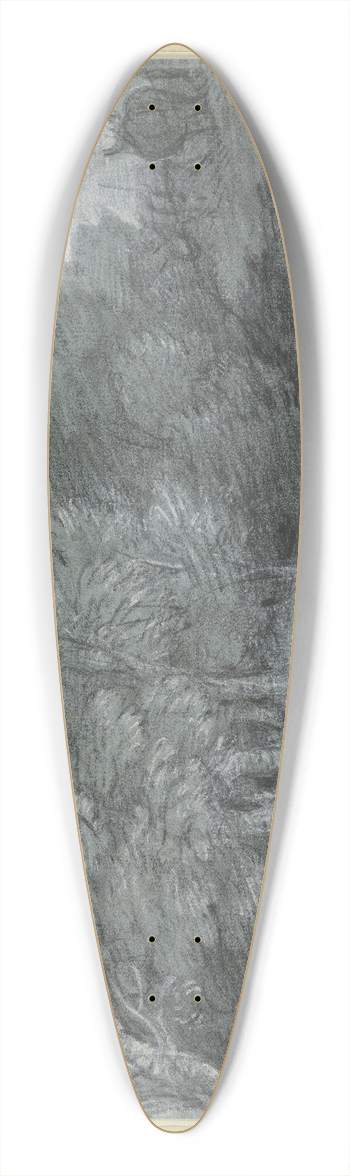 Thomas Gainsborough - Forest landscape 39.3 inch art pintail longboard deck