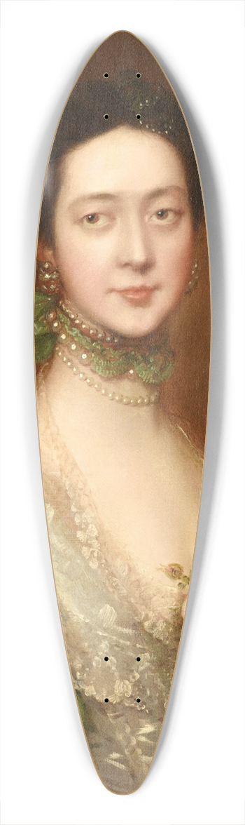 Thomas Gainsborough - Mrs. William Monck 39.3 inch art pintail longboard deck