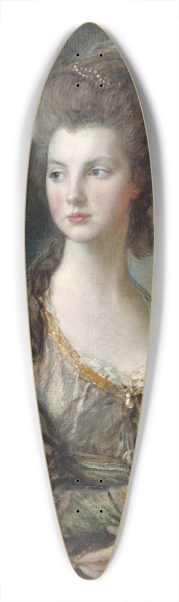 Thomas Gainsborough - The Hon. Mrs. Thomas Graham 39.3 inch art pintail longboard deck