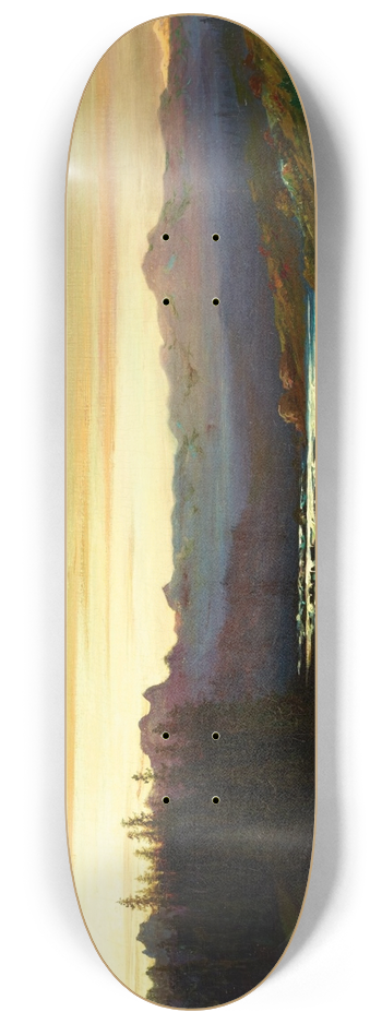 Gustave Dor - Paysage de Montagnes (Mountain Landscape) 8.25 inch art skate deck