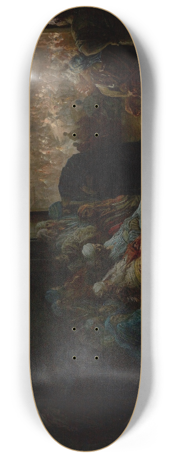 Gustave Dor - The House of Caiaphas 8.25 inch art skate deck