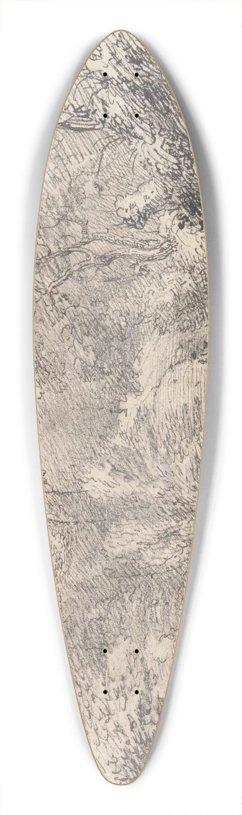 Thomas Hastings - Paradise Lane, Cheshunt, 21 May 1814 39.3 inch art pintail longboard deck